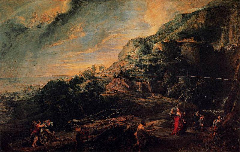 Peter Paul Rubens Ulysses and Nausicaa on the Island of the Phaeacians China oil painting art